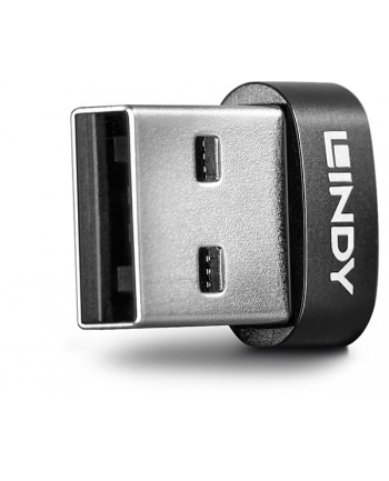 Adapter USB 2.0 LINDY Typ A na Typ C czarny