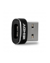 Adapter USB 2.0 LINDY Typ A na Typ C czarny - nr 8