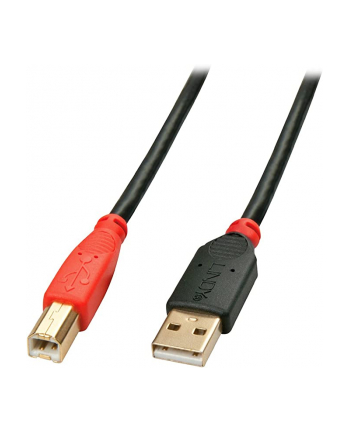 Kabel drukarkowy USB LINDY 2.0 A/M - USB B/M, Active Cable 15m Czarny