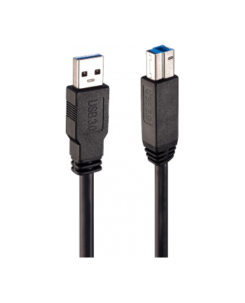 Kabel drukarkowy USB LINDY 3.0 A/M - USB B/M, Active Cable 10m Czarny