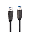 Kabel drukarkowy USB LINDY 3.0 A/M - USB B/M, Active Cable 10m Czarny - nr 4