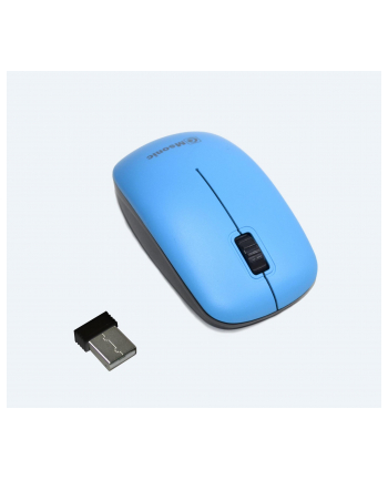 Mysz bezprzewodowa Msonic MX707B optyczna 3 przyciski 1000dpi niebiesko-czarna