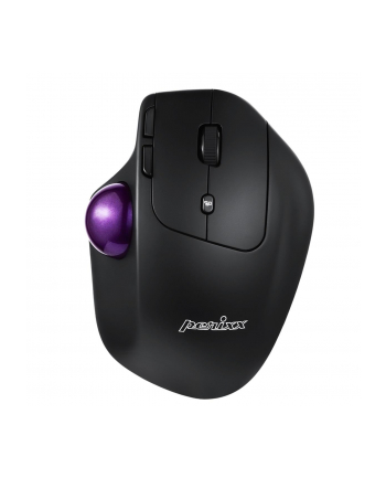 Mysz bezprzewodowa Perixx PERIMICE-720 laserowa trackball 34mm czarna RF, BLUETOOTH