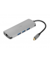 Stacja dokująca hub USB iBOX IUH3RJ4K RJ45 HDMI SD PD100W - nr 1