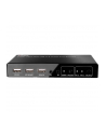 Przełącznik KVM LINDY 2-portowy HDMI 4K60, USB 2.0 & Audio Black - nr 23