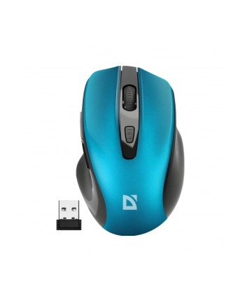 Mysz bezprzewodowa Defender PRIME MB-053 optyczna bezklikowa silent 1600dpi niebieska