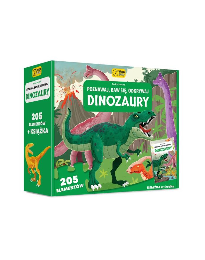 foksal Puzzle Dinozaury. Poznawaj, baw się, odkrywaj główny