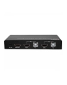 Przełącznik KVM LINDY 2-portowy HDMI 4K60, USB 2.0 & Audio Black - nr 16