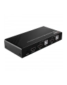 Przełącznik KVM LINDY 2-portowy HDMI 4K60, USB 2.0 & Audio Black - nr 20