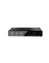Przełącznik KVM LINDY 2-portowy HDMI 4K60, USB 2.0 & Audio Black - nr 25
