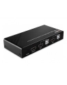 Przełącznik KVM LINDY 2-portowy HDMI 4K60, USB 2.0 & Audio Black - nr 7