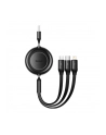 Kabel przewód USB 3w1 - USB-C, Lightning, micro USB 110cm Baseus CAMJ010001 do 3,5A - nr 3