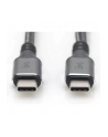 Kabel połączeniowy DIGITUS PREMIUM USB 4.0 Typ USB C/USB C M/M 20Gbps PD 3.0 60W 4K 60Hz czarny nylon 3m - nr 20