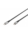 Kabel połączeniowy DIGITUS PREMIUM USB 4.0 Typ USB C/USB C M/M 20Gbps PD 3.0 60W 4K 60Hz czarny nylon 3m - nr 23