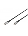Kabel połączeniowy DIGITUS PREMIUM USB 4.0 Typ USB C/USB C M/M 20Gbps PD 3.0 60W 4K 60Hz czarny nylon 3m - nr 2