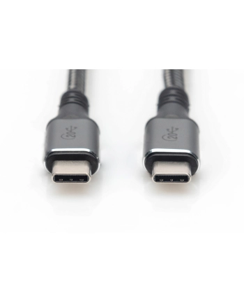 Kabel połączeniowy DIGITUS PREMIUM USB 4.0 Typ USB C/USB C M/M 20Gbps PD 3.0 60W 4K 60Hz czarny nylon 3m nr 2