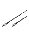 Kabel połączeniowy DIGITUS PREMIUM USB 4.0 Typ USB C/USB C M/M 20Gbps PD 3.0 60W 4K 60Hz czarny nylon 3m - nr 7