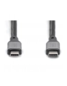 Kabel połączeniowy DIGITUS PREMIUM USB 4.0 Typ USB C/USB C M/M 20Gbps PD 3.0 60W 4K 60Hz czarny nylon 3m - nr 8