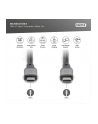 Kabel połączeniowy DIGITUS PREMIUM USB 4.0 Typ USB C/USB C M/M 20Gbps PD 3.0 60W 4K 60Hz czarny nylon 3m - nr 9
