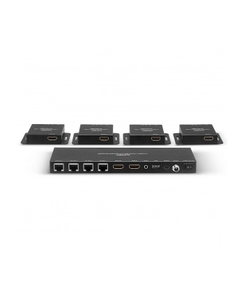 Extender / splitter HDMI LINDY 4-portowy 4K30 IR Loop Out Cat.6 70m nr 2