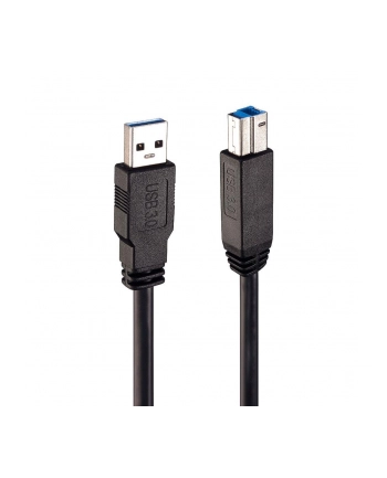 Kabel drukarkowy USB LINDY 3.0 A/M - USB B/M, Active Cable 10m Czarny nr 1