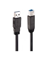 Kabel drukarkowy USB LINDY 3.0 A/M - USB B/M, Active Cable 10m Czarny - nr 3