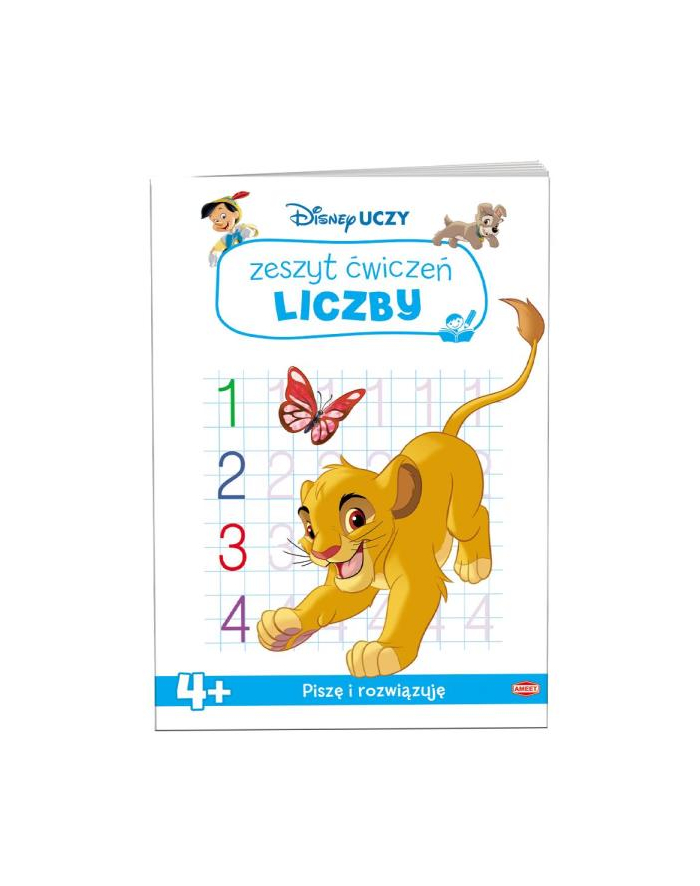 ameet Książeczka Disney uczy. Classic. Zeszyt ćwiczeń. Liczby UDZ-9304 główny