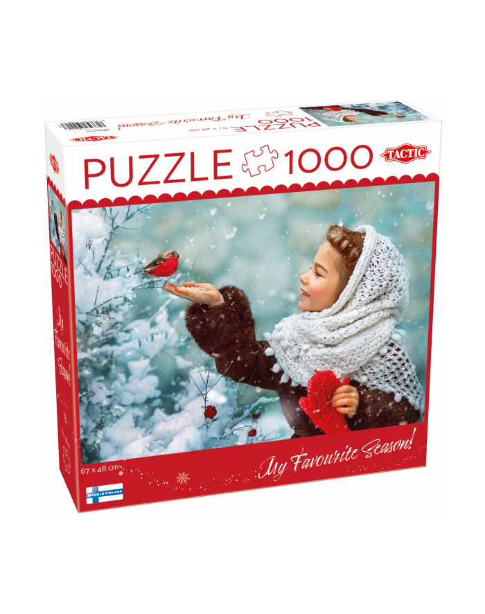 PROMO Puzzle 1000el Girl with Red Mittens 59221 TACTIC główny