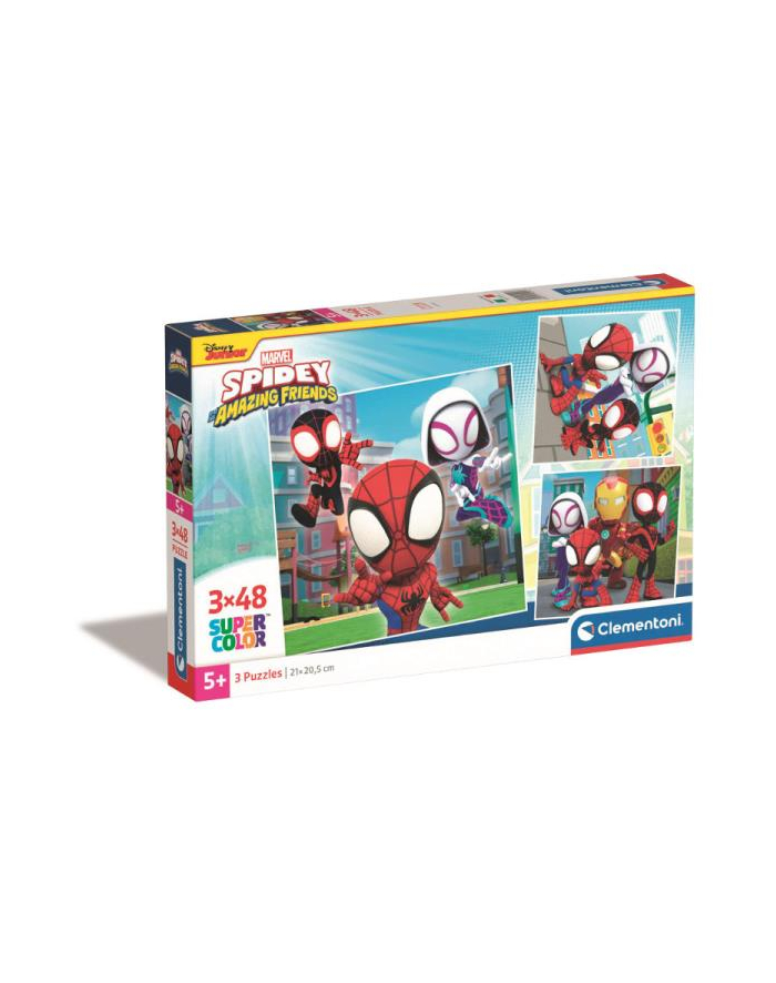 Clementoni Puzzle 3x48el Spidey 25294 główny
