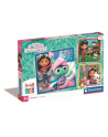 Clementoni Puzzle 3x48el Koci Domek Gabi. Gabby's Dollhouse 25300 - nr 1