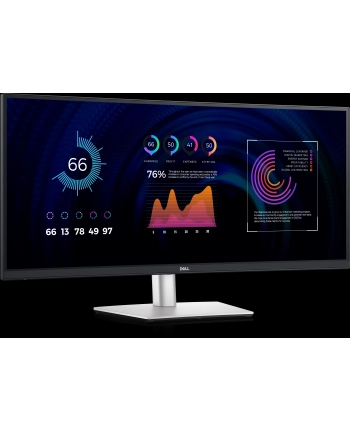 Monitor zakrzywiony DELL 34'' P3424WE 21:9/3440x1440/IPS/ USBC/RJ45/ HDMI/DP/3Y / Curved