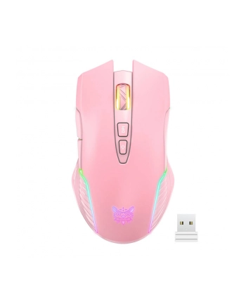 onikuma Mysz bezprzewodowa CW905 RGB Różowa
