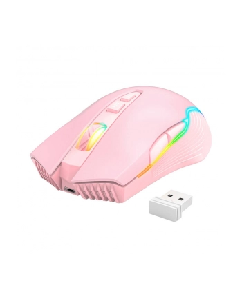 onikuma Mysz bezprzewodowa CW905 RGB Różowa