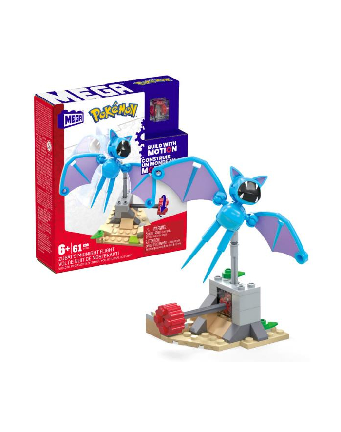 MEGA Pokemon Nocny lot Zubata HKT19 MATTEL p6 główny