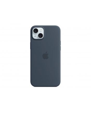 apple Etui silikonowe z MagSafe do iPhonea 15 Plus - sztormowy błękit