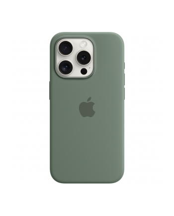 apple Etui silikonowe z MagSafe do iPhonea 15 Pro - cyprysowe
