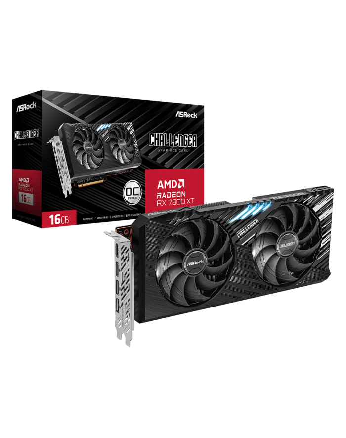 asrock Karta graficzna RX 7800 XT CHALLENGER OC 16G GDDR6 256bit główny