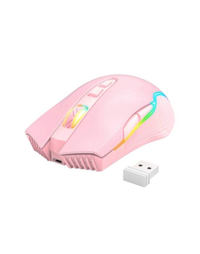 onikuma Mysz bezprzewodowa CW905 RGB Różowa główny