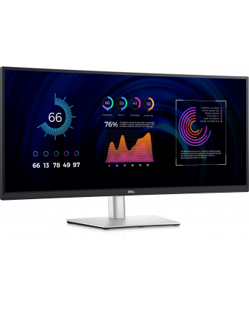 Monitor zakrzywiony DELL 34'' P3424WE 21:9/3440x1440/IPS/ USBC/RJ45/ HDMI/DP/3Y / Curved nr 1