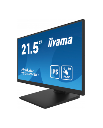 iiyama Monitor 22 cale T2252MSC-B2 10 PKT. POJ,IPS,HDMI,DP,2x1W,7H