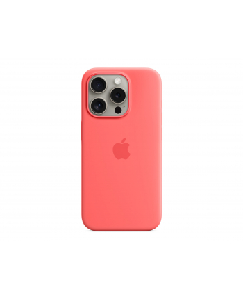 apple Etui silikonowe z MagSafe do iPhonea 15 Pro - guawa
