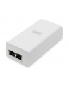 digitus Zasilacz/Adapter PoE 802.3af, max. 48V 15.4W Gigabit 10/100/1000 Mbps, aktywny, Biały - nr 16