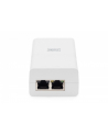 digitus Zasilacz/Adapter PoE 802.3af, max. 48V 15.4W Gigabit 10/100/1000 Mbps, aktywny, Biały - nr 3