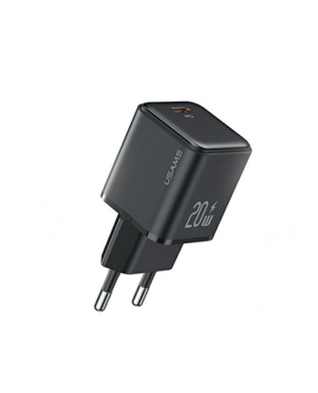 usams Ładowarka sieciowa 1xUSB-C PD 3.0 20W Fast Czarna