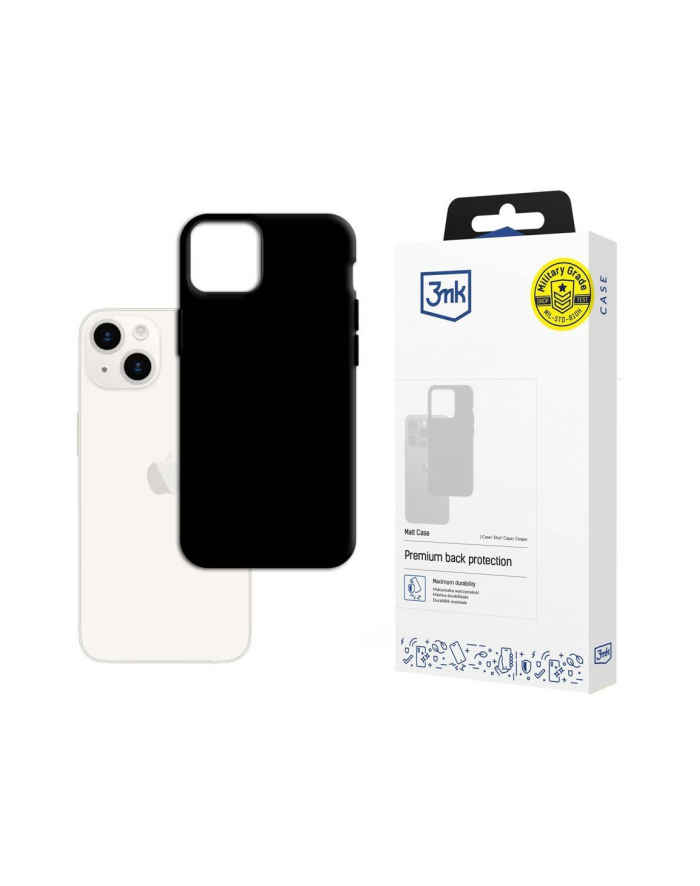 3mk Matt Case iPhone 15 6,1 Czarne główny