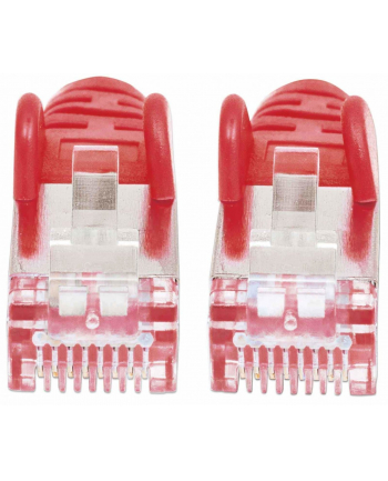 INTELLINET Patchkabel Cat6a-Stecker/Cat7-Rohkabel 1m rot