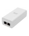 digitus Zasilacz/Adapter PoE+ 802.3at, max. 52V 30W Gigabit 10/100/1000 Mbps, aktywny, Biały - nr 22