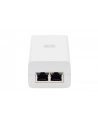 digitus Zasilacz/Adapter PoE+ 802.3at, max. 52V 30W Gigabit 10/100/1000 Mbps, aktywny, Biały - nr 36