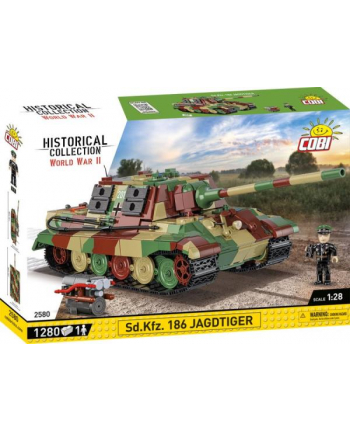 COBI 2580 Historical Collection WWII Sd.Kfz. 186 - Jagdtiger 1280 klocków