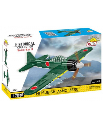 COBI 5861 Historical Collection WWII Mitsubishi A6M2 '';Zero''; 170 klocków